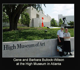 Gene and Barbara Bulock-Wilson at the High Museum in Atlanta