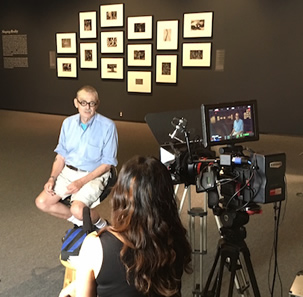 Sebi Interviewing 1st CCP Director Harold Jones (Solomon Atherton Photo)