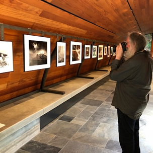 Photographer Stu Levy Enjoying the Show