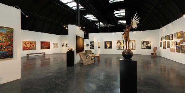 Interior view of the PMG main gallery space