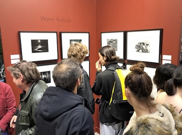 Visitors viewing  display