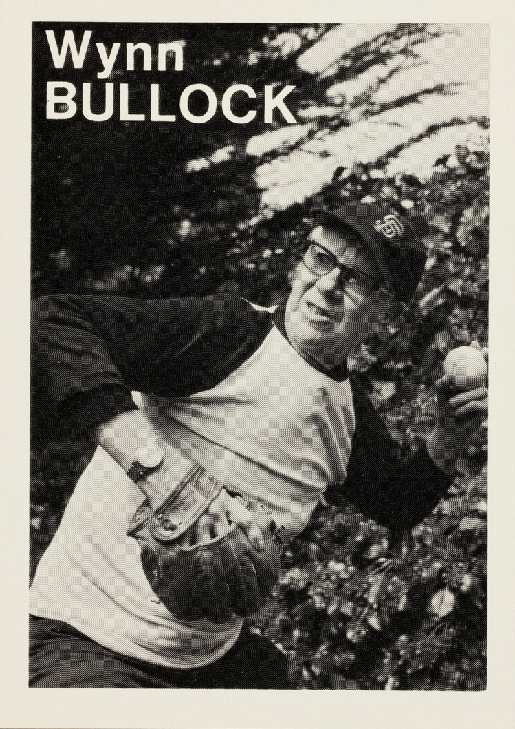 Wynn Bullock from Mike Mandel’s Series of Baseball-Photographer Trading Cards  © 1975 Mike Mandel