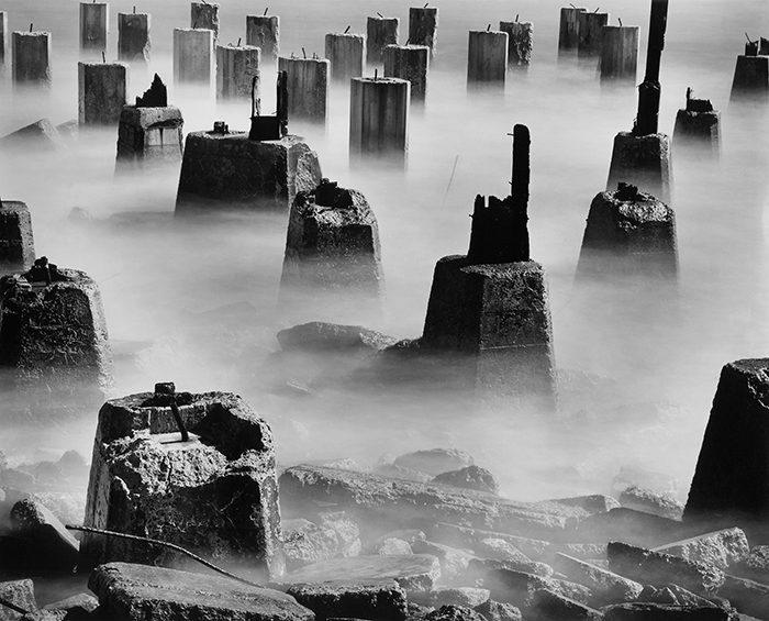 Wynn Bullock - Under Monterey Wharf, 1969